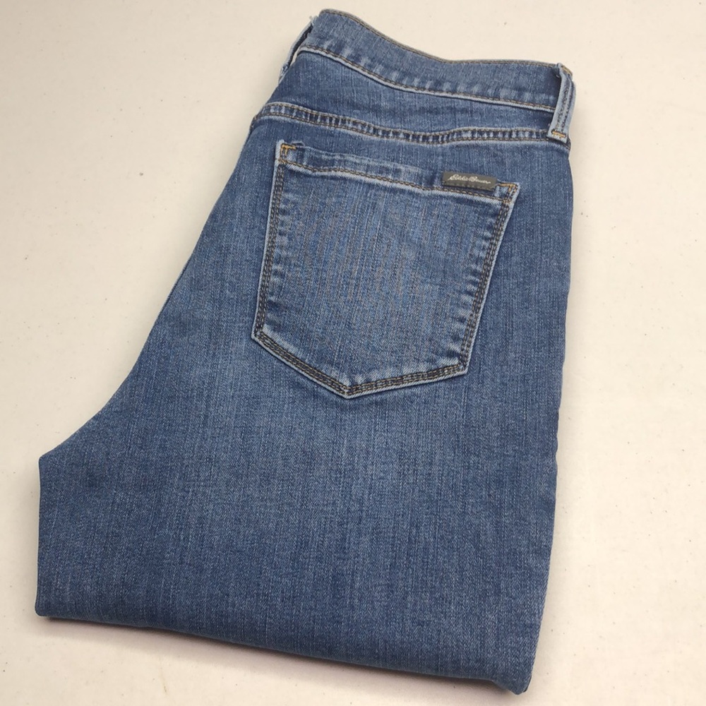 LIKE NEW EDDIE BAUER VOYAGER HIGH-RISE CROP JEANS 6/28x26 ⭐️